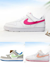 Nike NK Court Borough GS low-top kids' sneakers-4101